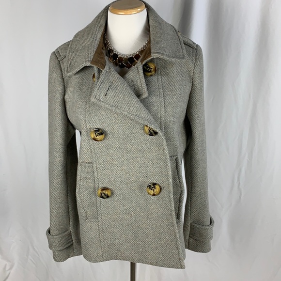 LOFT Jackets & Blazers - LOFT Wool Blend Lined Double Breasted Coat